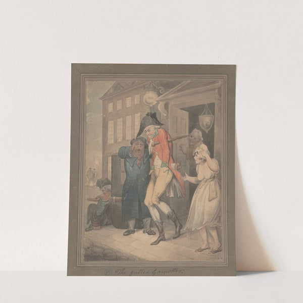 The gulled gamester by Thomas Rowlandson