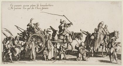 The Gypsies; The Departure (1621) — size preview