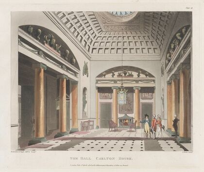 The Hall Carlton House. (1808)