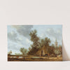 The halt at the inn by Jacob Salomonsz. van Ruysdael