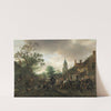 The Halt at the Inn by Isaac van Ostade