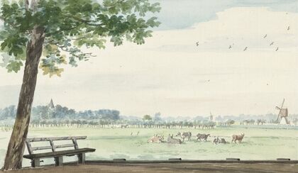 The Hamlet, De Lindt, in the Zwijndrechtse Waard near Meerdervoort