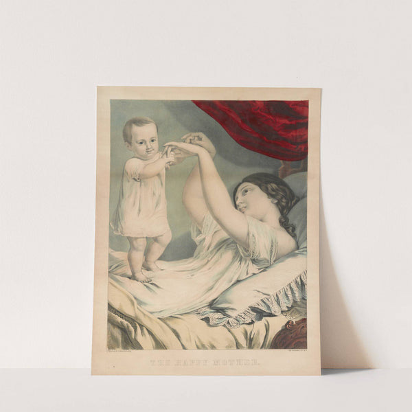 The happy mother by Currier & Ives.