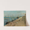 The Harbor at Cherbourg (1871) by Berthe Morisot