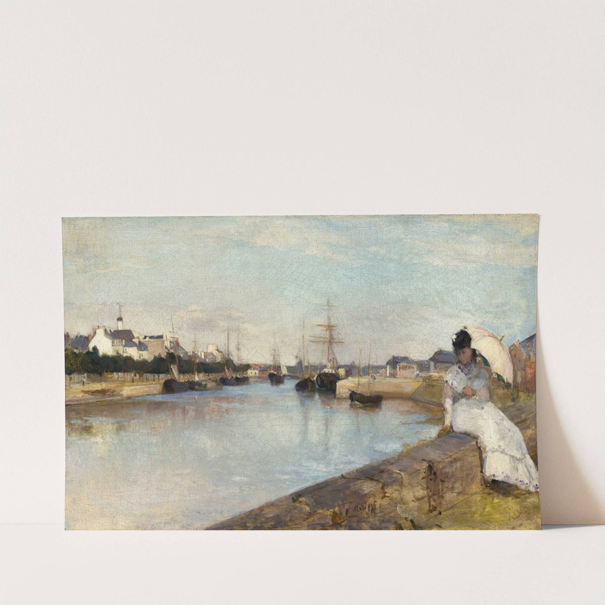 The Harbor at Lorient (1869) by Berthe Morisot