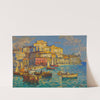 The Harbour At Naples by Konstantin Ivanovich Gorbatov