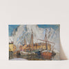 The Harbour at Svolvaer, Lofoten by Anna Boberg