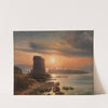 The Harbour in Agrigento by Thomas Fearnley