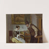 The Harpsichord Lesson by Jan Steen