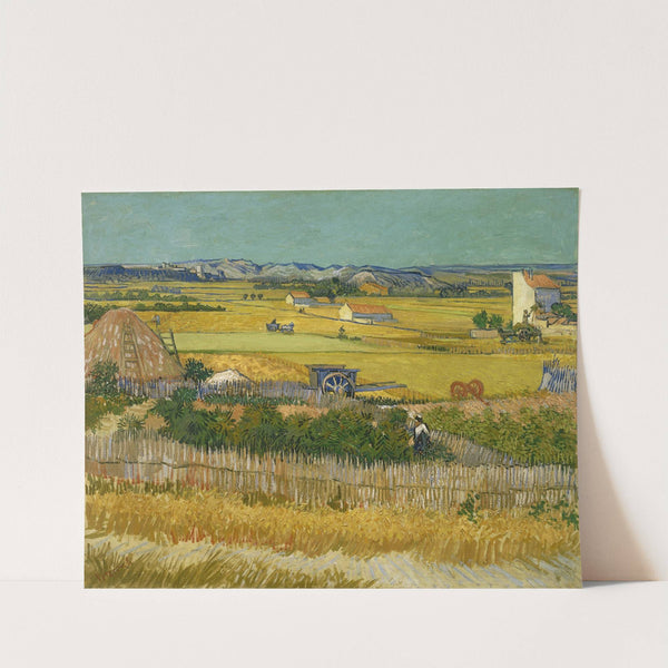 The harvest (1888) by Vincent van Gogh