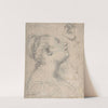 The Head and Shoulders of a Woman in Profile by Gregorio Pagani