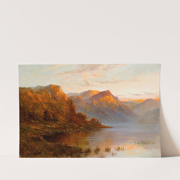 The Head of a Scotch Lake by Alfred de Bréanski