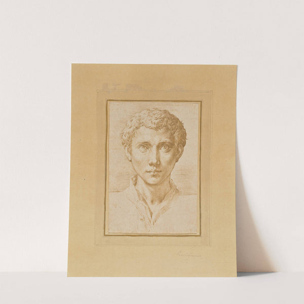 The Head of a Young Man by Parmigianino
