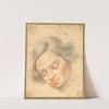 The head of a young man with closed eyes (1603 – 1646) by Francesco Furini
