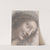 The Head of the Virgin in Three-Quarter View Facing Right (1510–13) by Leonardo da Vinci