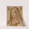 The head of the Virgin with the Annunciation by Bartolomeo Passarotti