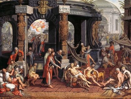 The Healing of the Paralytic,Pool of Bethesda