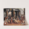 The Healing of the Paralytic,Pool of Bethesda (1575) by Pieter Aertsen