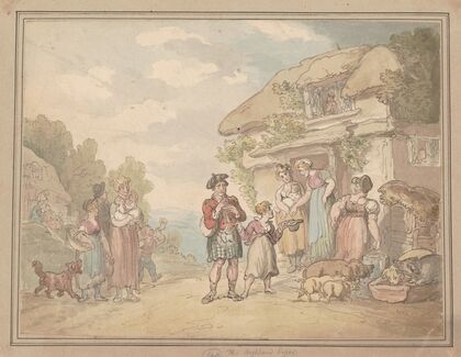 The Highland piper