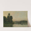 The Hillsides of Méry-sur-Oise, Opposite Auvers (1873) by Charles François Daubigny