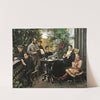 The Hirschsprung family portrait. From the left Ivar, Aage, Heinrich, Oscar, Robert, Pauline and Ellen HIrschsprung by Peder Severin Krøyer
