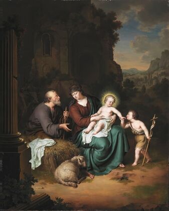 The Holy Family and Saint John the Baptist