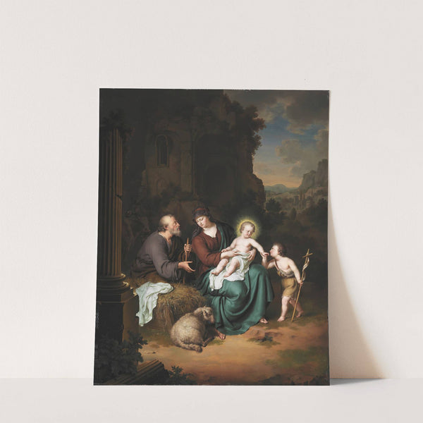 The Holy Family and Saint John the Baptist by Willem Van Mieris