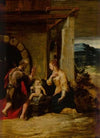 The Holy Family in a landscape