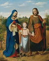 The holy family on the way home from the temple
