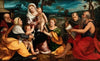 The Holy Family surrounded by Saints ( c. 1530)