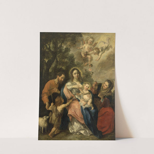 The Holy Family with John the Baptist by Nicolas de Liemaker