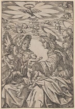 The Holy Family with Saint Anne and Saint Joachim (1512)
