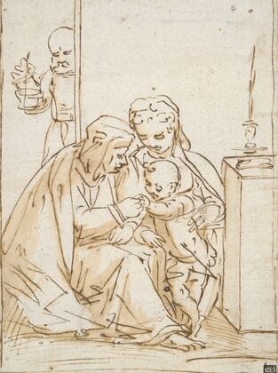 The Holy Family with Saint Anne