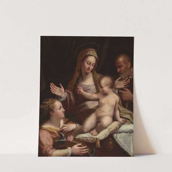 The Holy Family with Saint Catherine of Alexandria (1581) by Lavinia Fontana