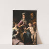 The Holy Family With Saint Dorothea by Fabrizio Santafede