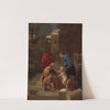 The Holy Family With Saint Elizabeth And The Infant Saint John The Baptist by Sébastien Bourdon