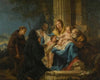 The Holy Family With Saint Francesco Di Paola And A Franciscan Saint