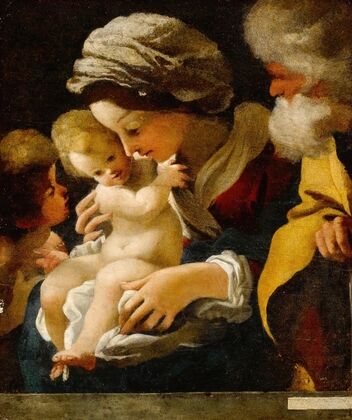 The Holy Family with Saint John the Baptist