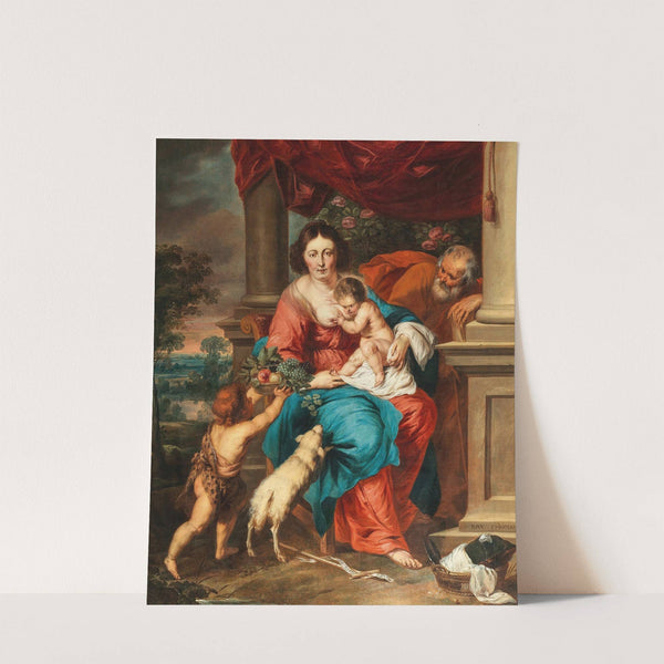 The Holy Family with the Infant Saint John the Baptist by Follower of Peter Paul Rubens