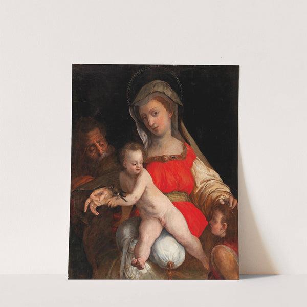 The Holy Family with the Infant Saint John the Baptist by Roman School