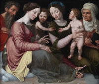 The Holy Family with the Infant St John, St Elizabeth and St Anna