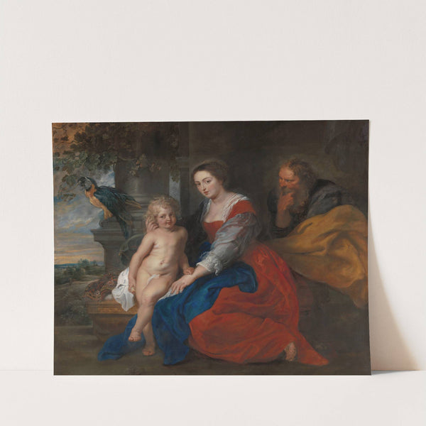 The Holy Family with the Parrot by Peter Paul Rubens