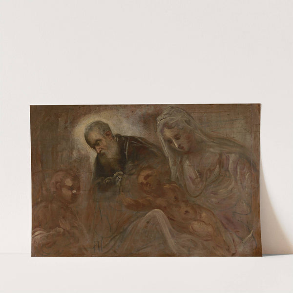 The Holy Family with the Young Saint John the Baptist by Jacopo Tintoretto