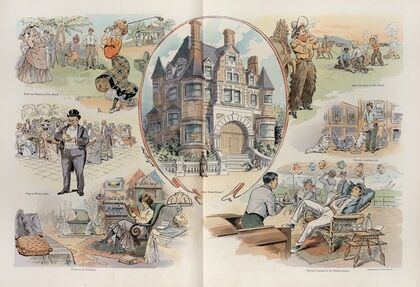 The home-life of the millionaire’s family (1903)