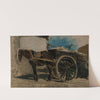 The horse cart by Jozef Israëls