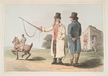 The horse dealer, Plate 1