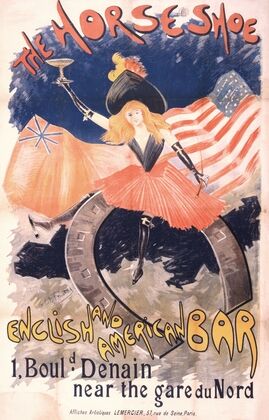 The horseshoe English and American bar, 1, Bould. Denain near the Gare du Nord