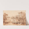 The House of a Chinese Merchant near Canton by Thomas Allom