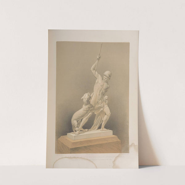 The hunter fighting with the panther (1851 - 1853) by Matthew Digby Wyatt