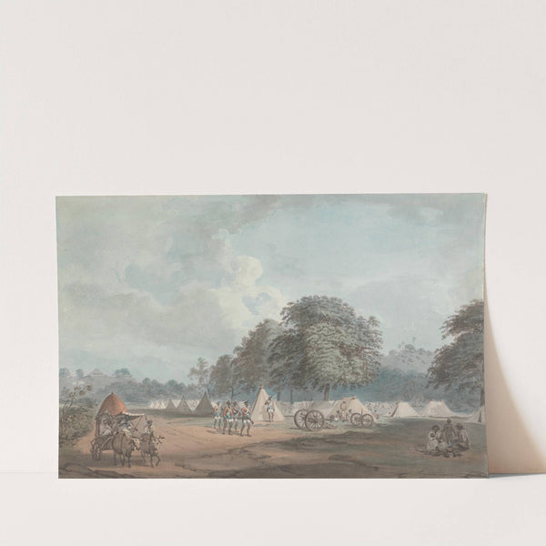 The Hur Rangers Encamped at Colgong by Samuel Davis